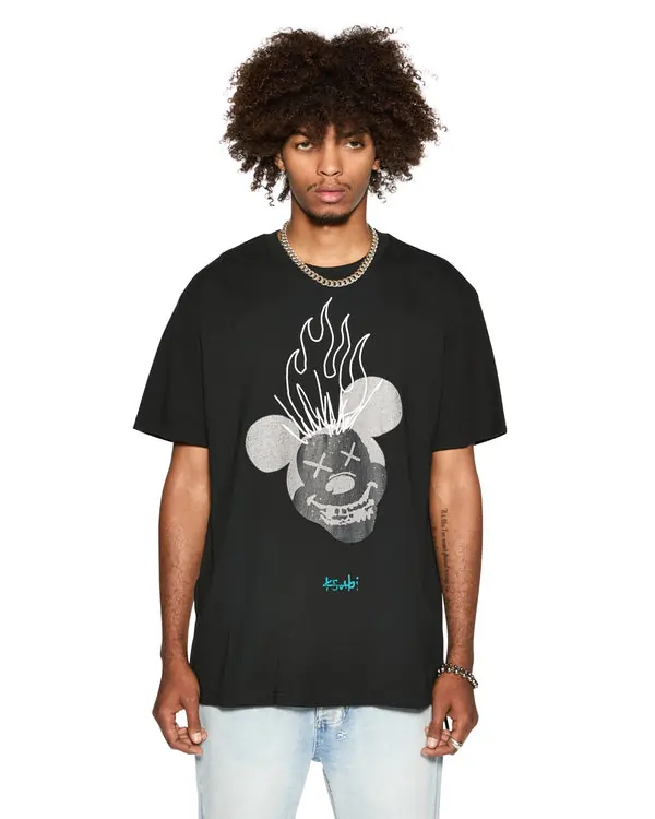 Ksubi Burn Biggie SS T-shirt Jet Black