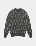 Ksubi Diamond Dollar Knit Crew Grey